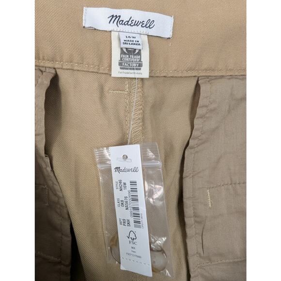 NWT Madewell The Plus Harlow Wide Leg Pant in Drapey Twill - Picture 9 of 10